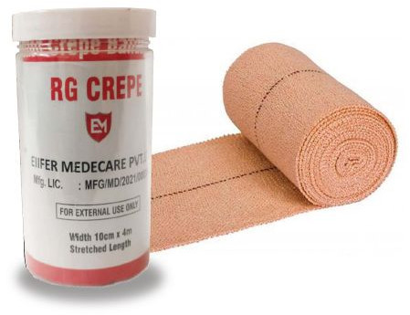 Cotton Viscose RG Crepe Bandage for Clinical, Hospital