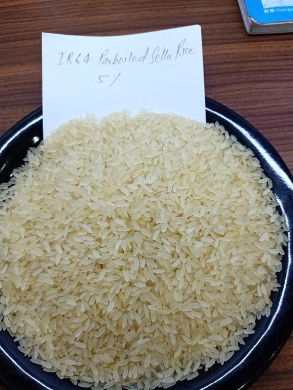 IR 64 Parboiled Sella Rice for Human Consumption