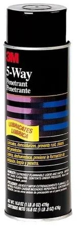 3M 5 Way Penetrant Lubricant Spray for Industrial Use