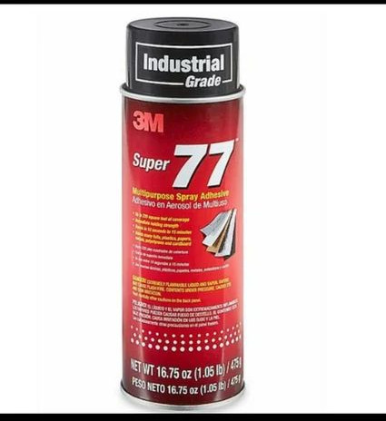 3M Super 77 Multipurpose Spray Adhesive, Grade Standard : Industrial Grade