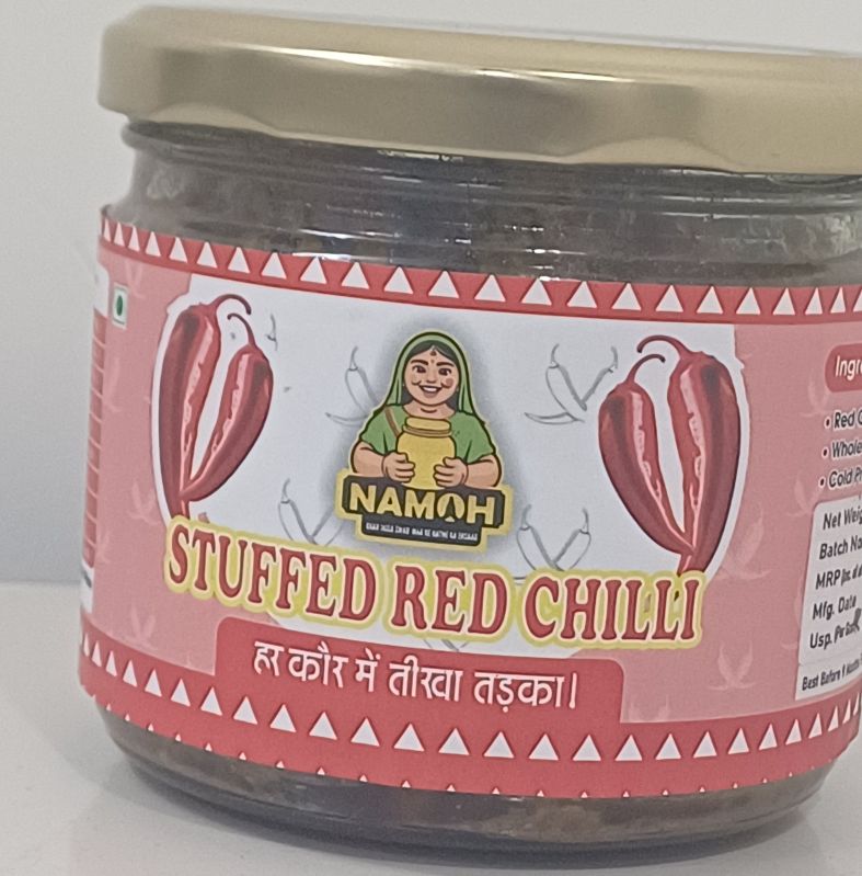 Stuffed Red Chilli Pickle