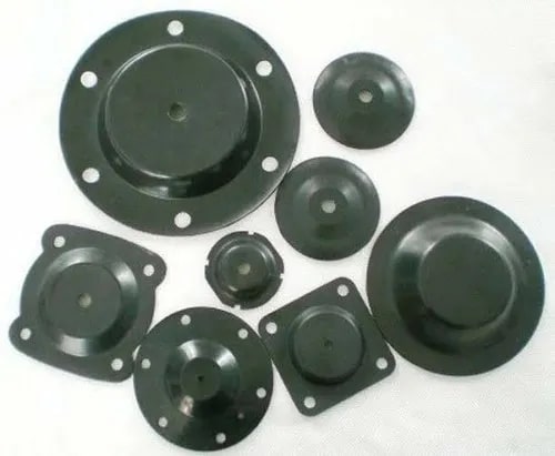 Plain Industrial Rubber Diaphragms, Shape : Round