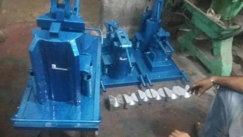 Mild Steel hydraulic crimping machine, Color : Blue