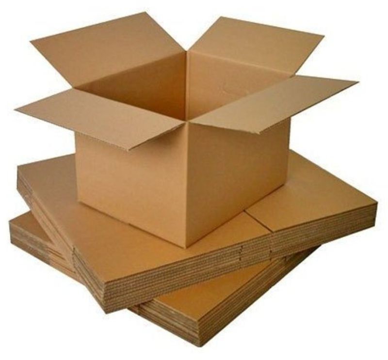 120 Gsm Corrugated Carton Boxes, Color : Gty Top