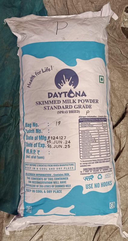 Daytona Skimmed Milk Powder, Packing Type : 25 Kgs