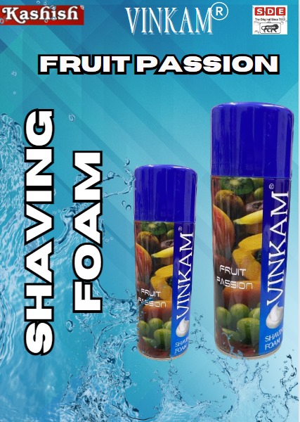 Vinkam Fruit Passion Shaving Foam for Parlour, Personal