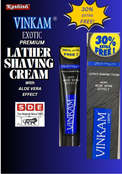 Vinkam Premium Lather Shaving Cream, Packaging Type : Plastic Tube