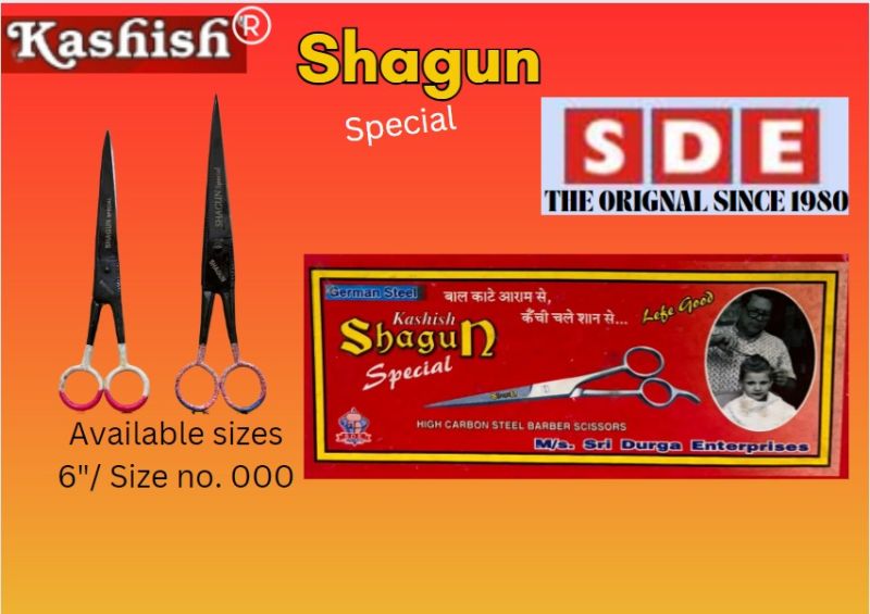 Polished Kashish Shagun Hair Cutting Scissors for Parlour
