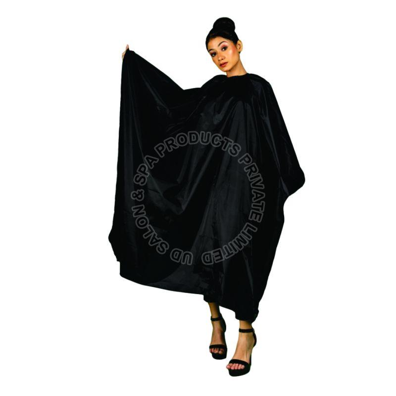 Black Plain CC-BLK105 UD Cutting Cape, for Beauty Salon, Hair Care, Size : Multisizes