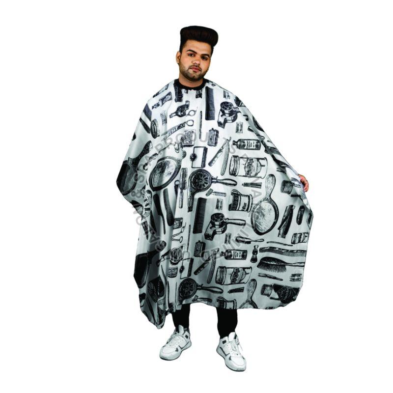 CCPR203 UD Printed Cutting Cape, for Beauty Salon, Hair Care, Size : Multisizes