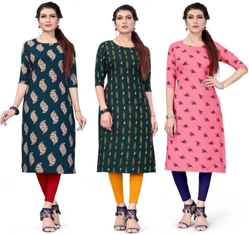 Cotton Ladies Printed Kurtis, Technics : Machine Made