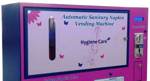 automatic sanitary napkin vending machines