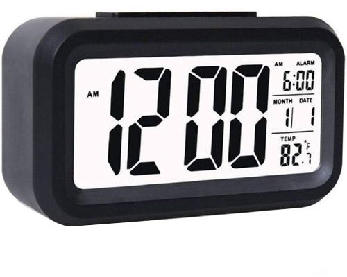 DCI Battery Digital Alarm Clock, Packaging Type : Thermocol Box