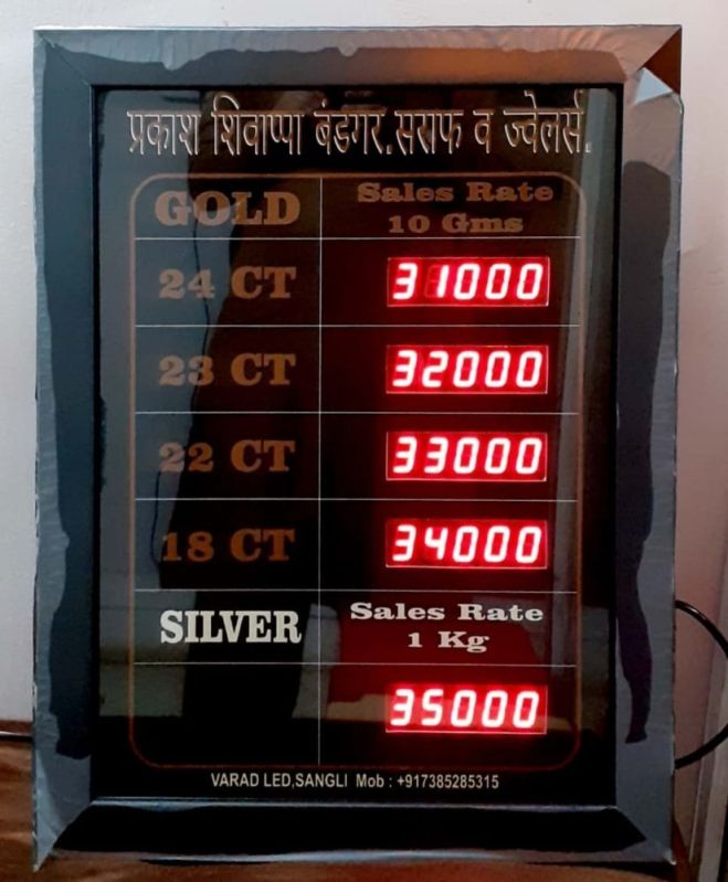 Abs Gold Rate Indicator, Display Type : Digital