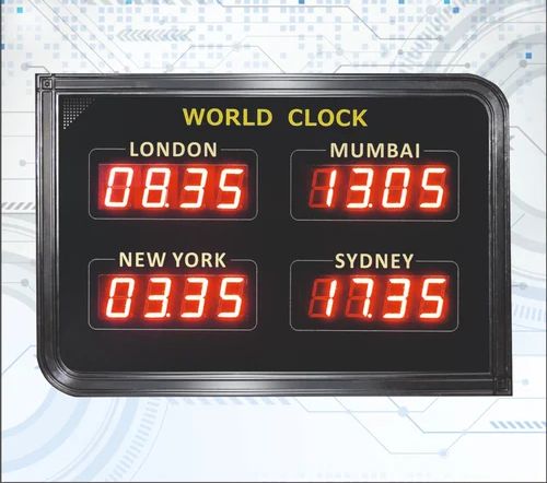DCI World Time Clock for Home, Office