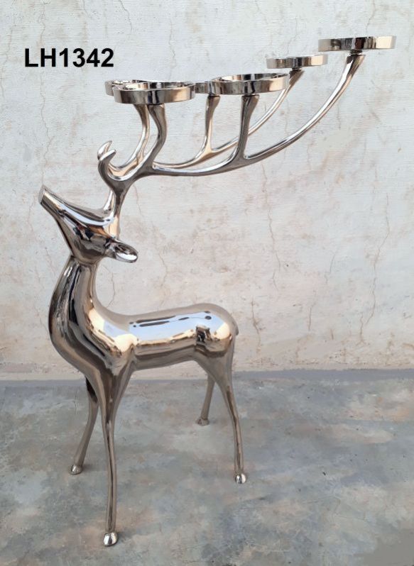 Big Reindeer Deer Candle Tea Light Holder