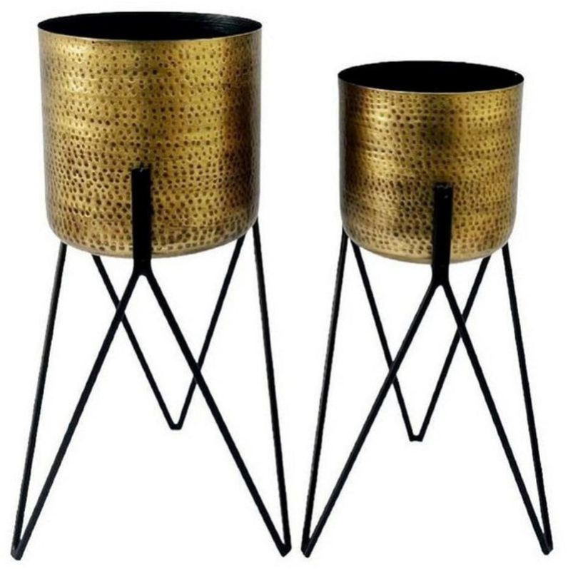Brass Planters Set