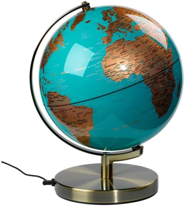 Globe Rotating Earth Map