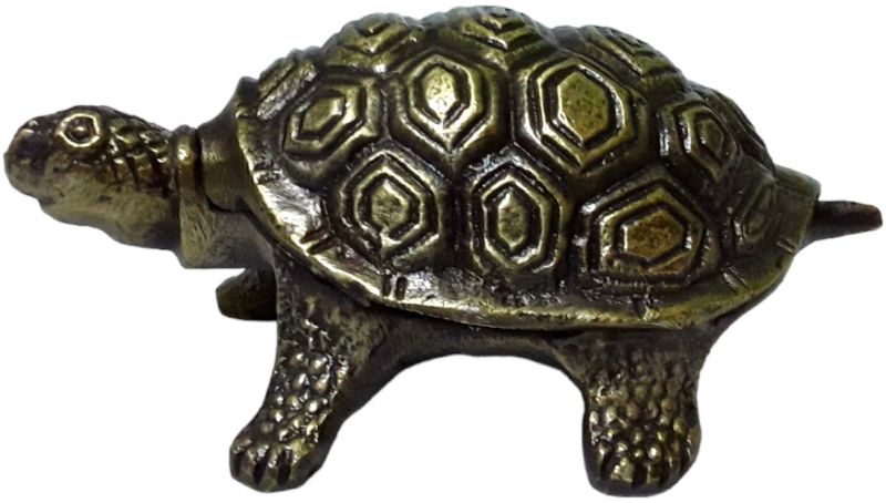 metal tortoise showpiece