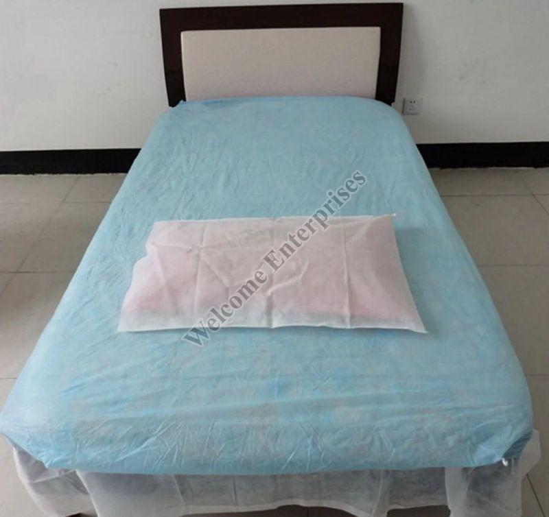 Welcome Enterprises Woven Cotton Hospital Disposable Bed Sheet, Design : Plain