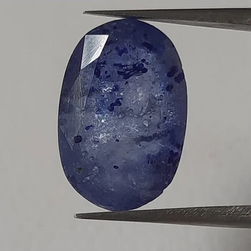 Polished Blue Sapphire Gemstone, Shape : Oval
