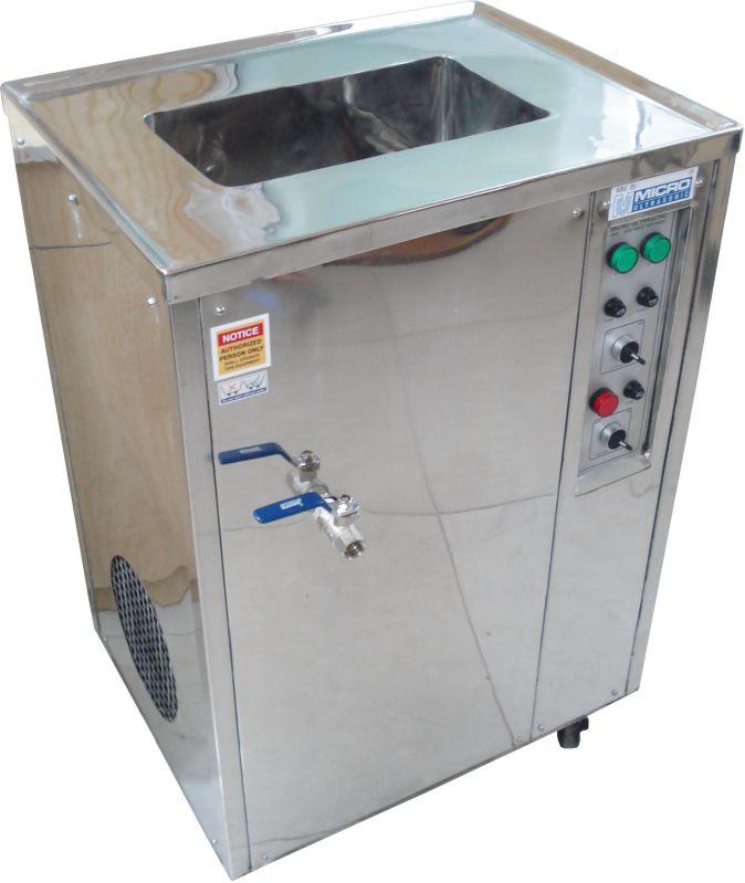 Polished Stainless Steel 600 Watt Ultrasonic Cleaner for Industrial