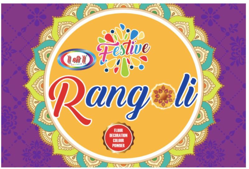 Rangoli Colour - 5 Pieces - Tray