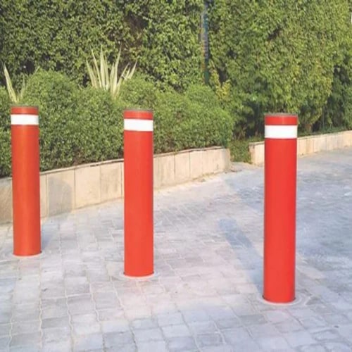 Concrete Road Blocking Bollards, Shape : Round