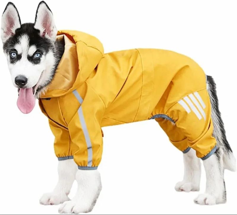 Klc Global Printed Polyester Dog Rain Coat, Color : Multi Colour