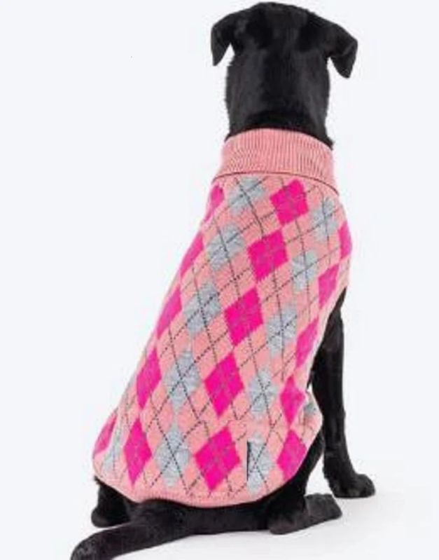 Printed Polyester Knit Dog Sweater, Color : Multicolor
