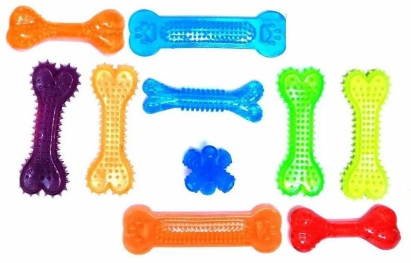 TPR Gel Toy Dog Bone, Packaging Type : Loose