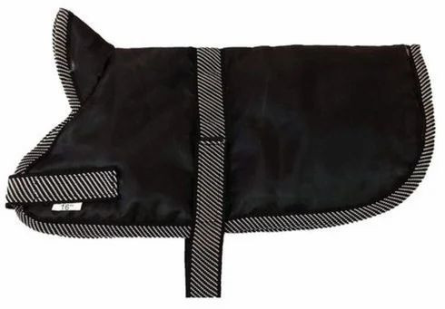 KLC Global Plain Waterproof Dog Jacket, Color : Black