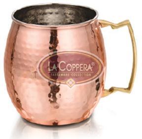  Copper Hammered Moscow Mule Mug, Capacity : 500ml