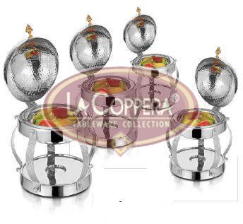 Stainless Steel Roll Top Round Chafing Dish