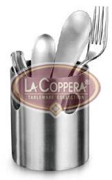 Stainless Steel Round Cutlery Holder, Packaging Type : Paper Box