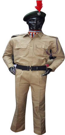 Plain Cotton NCC Scout Dress, Sleeve Type : Long Sleeve
