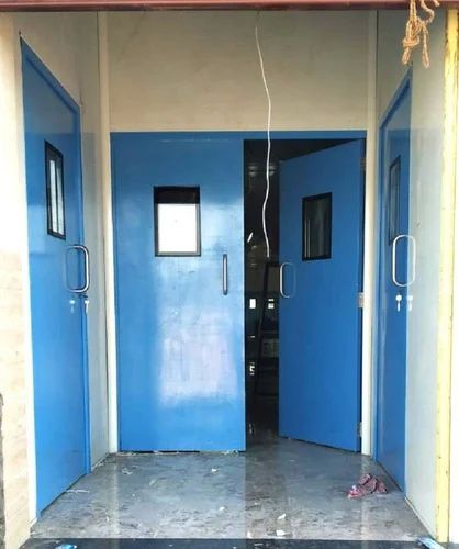 Pharmaceutical Clean Room Door, Color : Blue