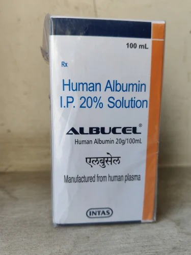 Human albumin injection