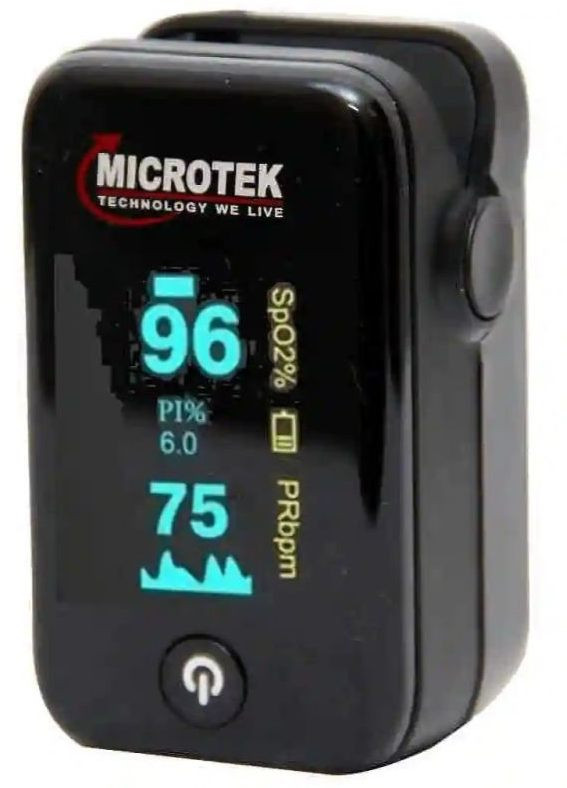 Battery Plastic Microtek Pulse Oximeter For Medical Use