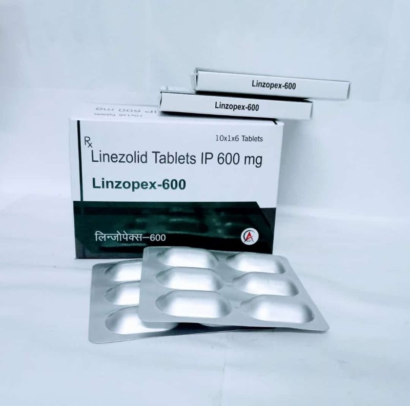 LINZOPEX-600 linezolid tablets for Pharmaceuticals, Clinical, Hospital