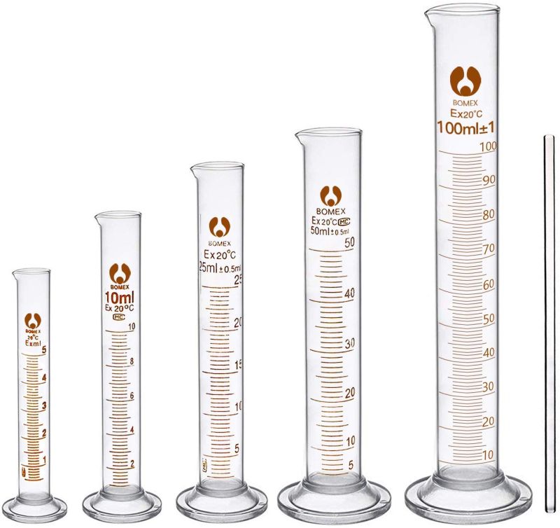Glass Measuring Cylinder for Industrial, Chemical Laboratory