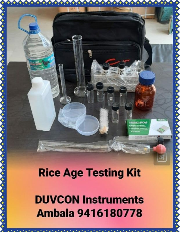Duvcon Plastic Rice Age Testing Kit, Certification : Iso Certified