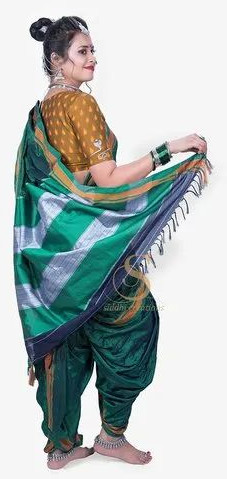 Silk Nauvari Saree, Speciality : Shrink-Resistant, Attractive Look