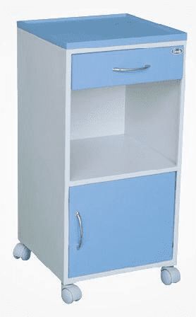 Deluxe Bedside Locker With Membrane Top for Hospital