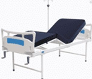 Color Coated Mild Steel Full Fowler Hospital Bed, Shape : Rectangular