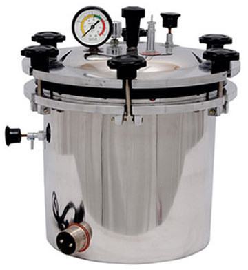 Polished Stainless Steel Single Drum Autoclave for Industrial Use