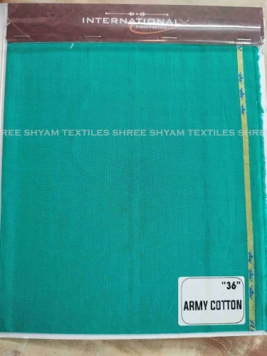 Army Cotton Fabric, Color : Blue