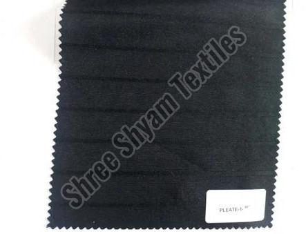 Plain Pleated Cotton Fabric for Garments