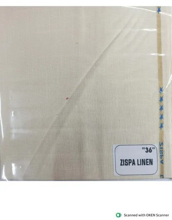 Zispa Linen Cotton Fabric for Ethnic Wear/Dresses