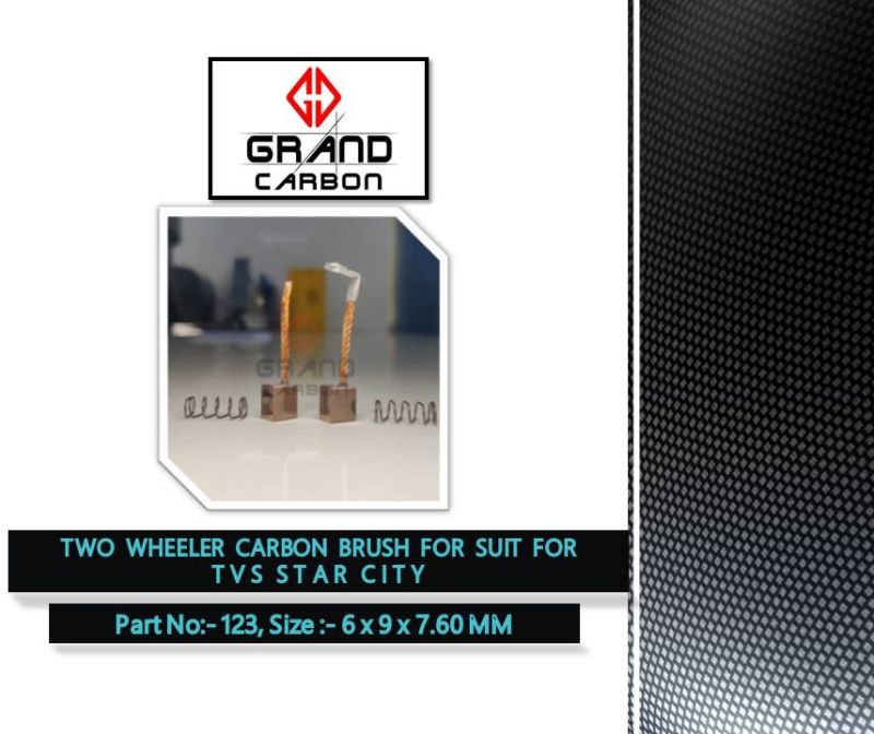 Self Starter Carbon Brush is Suitable For TVS star City